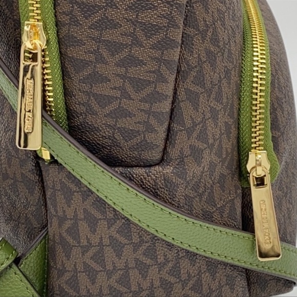 MICHAEL KORS ERIN MEDIUM BACKPACK EVERGREEN - Picture 14 of 16